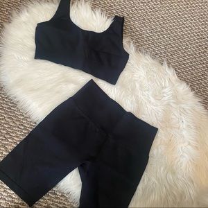 Ribbed seamless activewear set